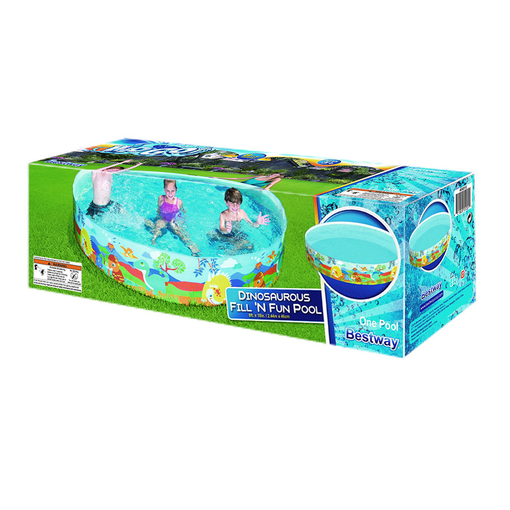 Bestway Swimming Pool Above Ground Kids Play Fun Inflatable Round Pools