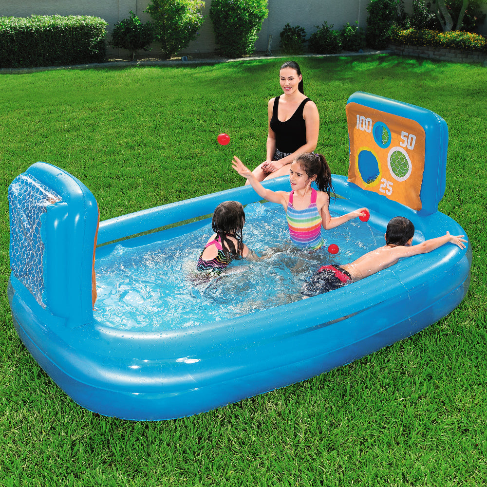 Bestway Inflatable Kids Pool Skill Shot Swimming Paddling Pool Ball Pit Game Toy