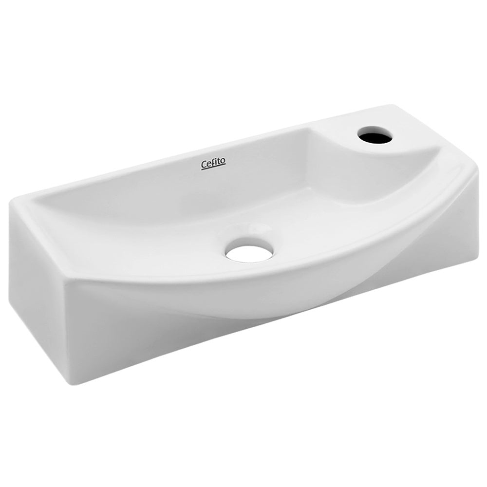 Cefito Ceramic Basin 46cm X15cm