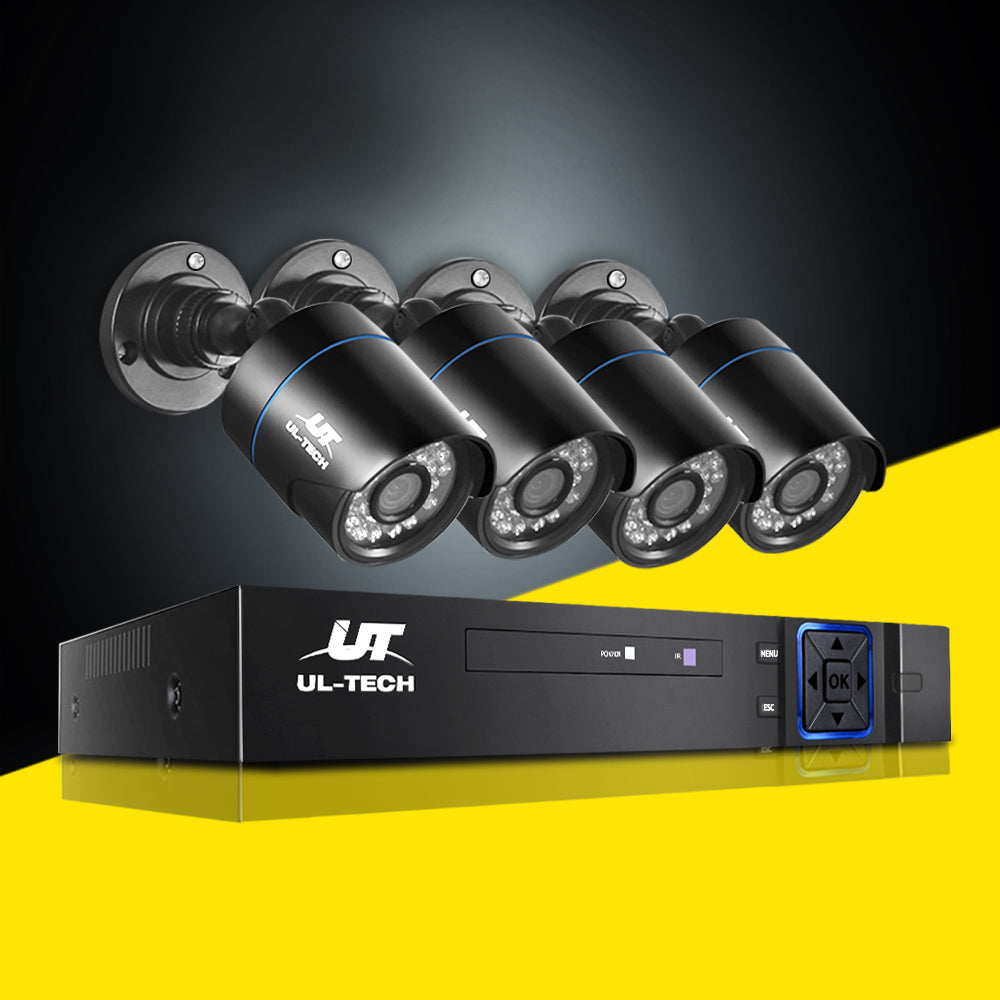 UL-Tech CCTV Security Camera System 4CH Super HD 5in1 DVR 2560 x 1920