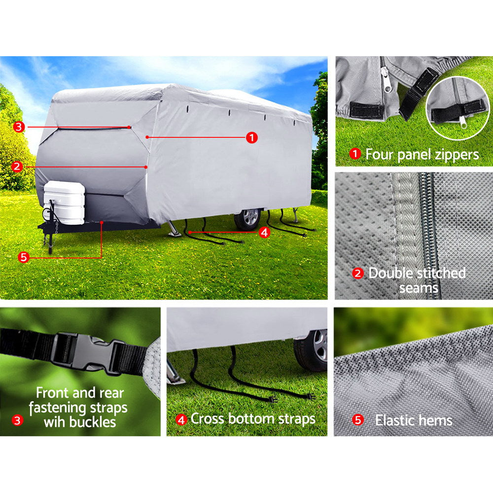 Weisshorn 20-22ft Caravan Cover Campervan 4 Layer UV Water Resistant