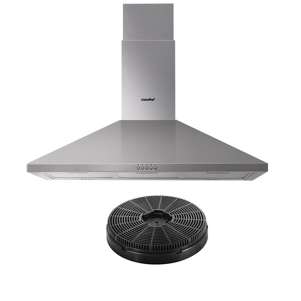 Comfee Rangehood 900mm Stainless Steel Canopy With 2 PCS Filter Replacement Combo