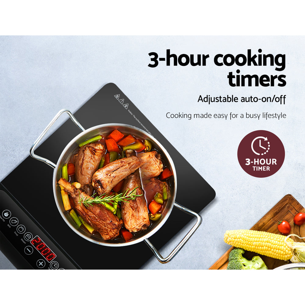 Portable Electric Induction Cooktop Ceramic Cook Top Kitchen Cooker