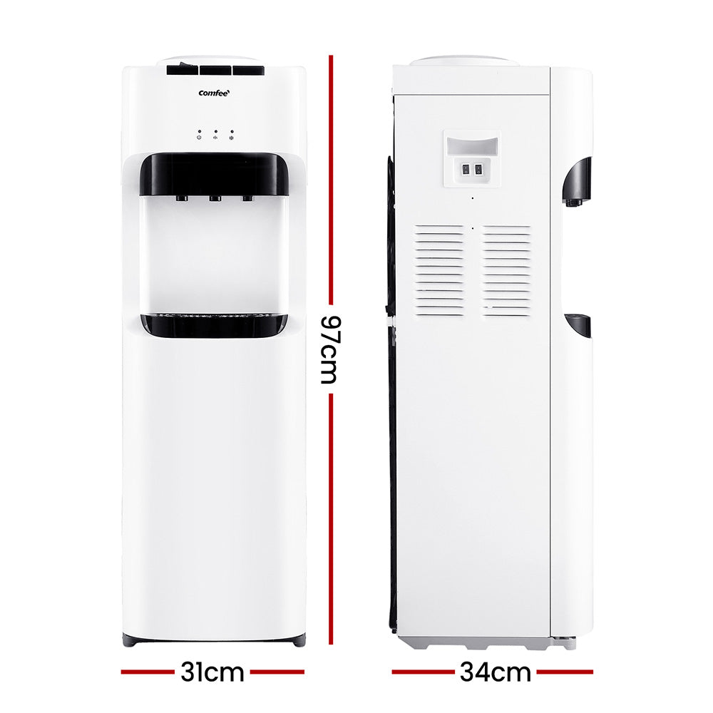 Comfee Water Dispenser Cooler Chiller Hot Cold Taps Purifier Stand White Black