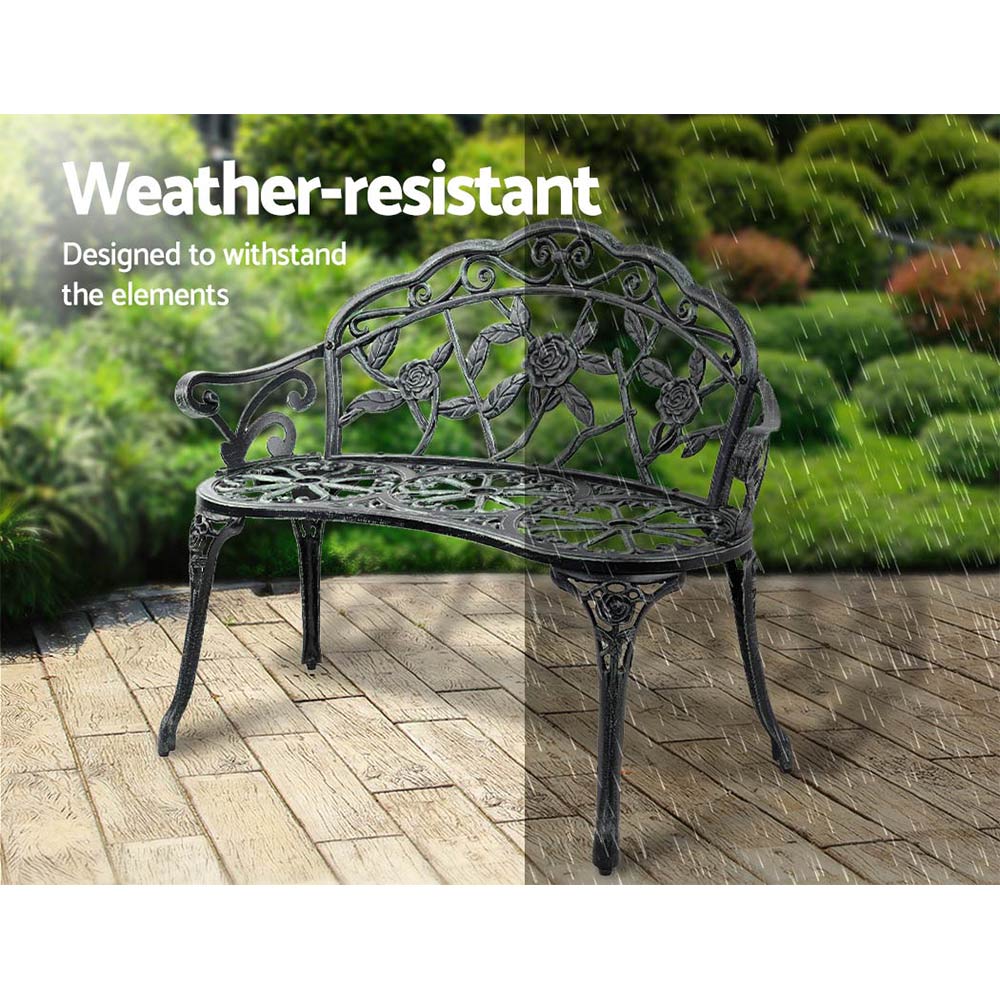 Gardeon Victorian Garden Bench - Green