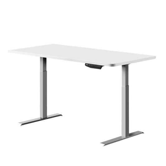 Artiss Sit Stand Standing Desk Motorised Electric Adjustable Laptop Computer Table Dual Motors 140cm