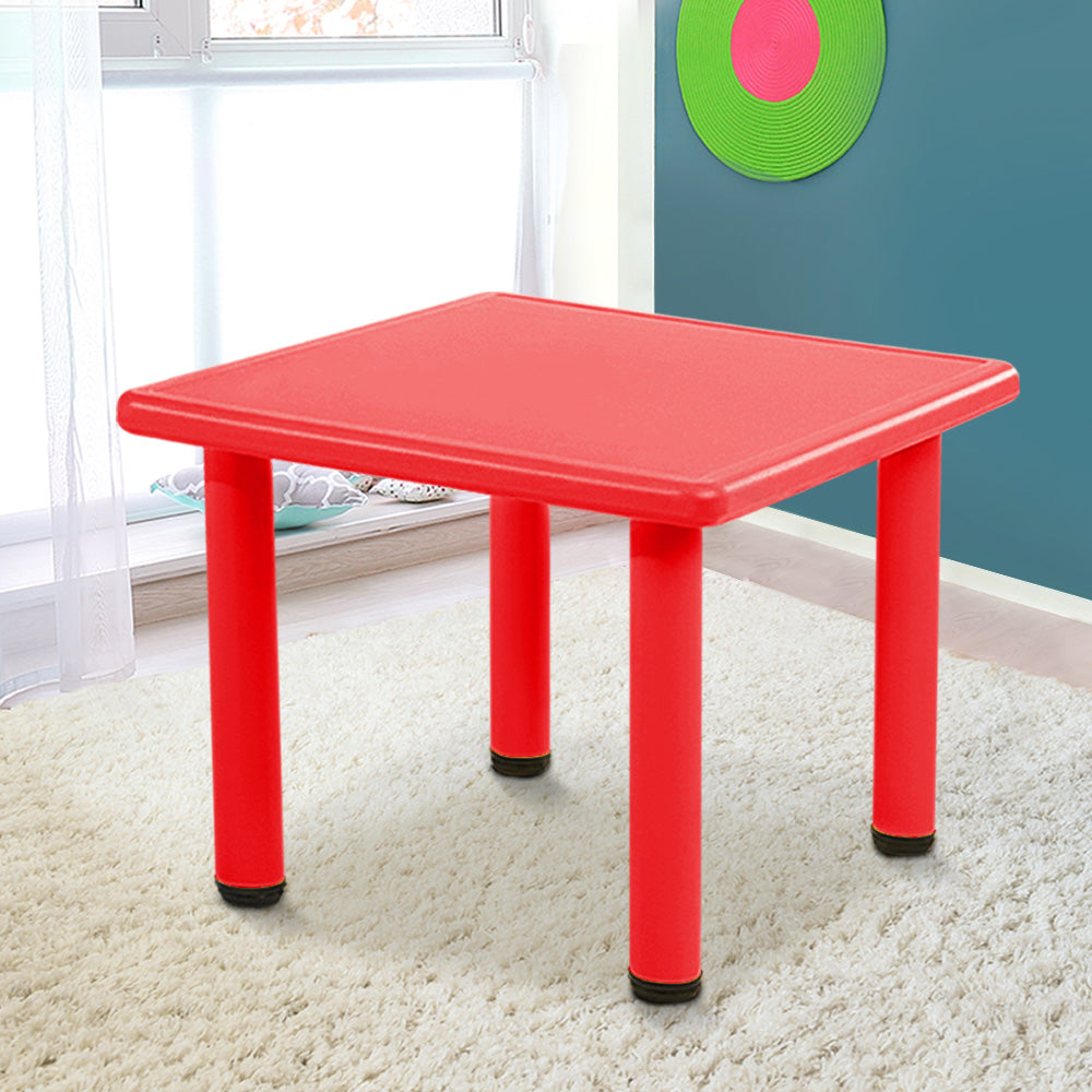 Keezi Kids Table Study Desk Children Furniture Plastic Red