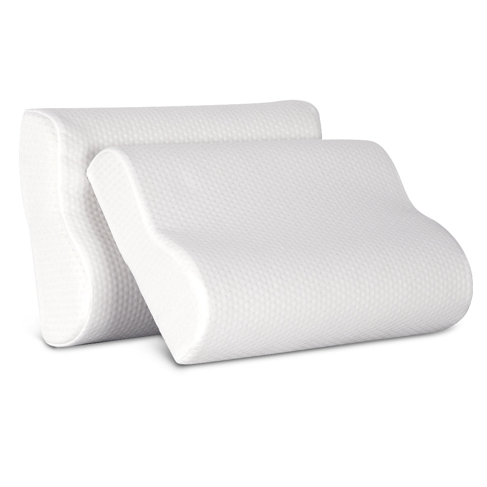 Giselle Bedding Set of 2 Visco Elastic Memory Foam Pillows