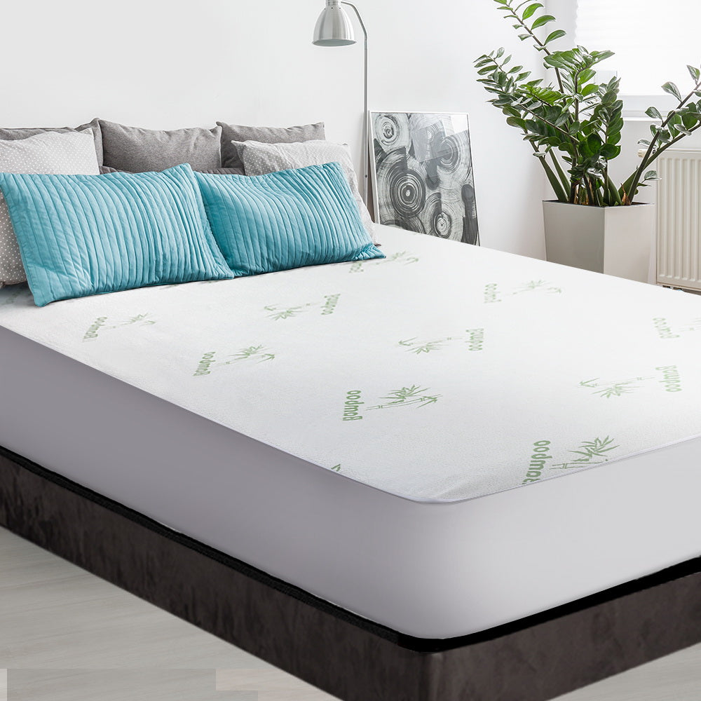 Giselle Bedding Giselle Bedding Bamboo Mattress Protector Double