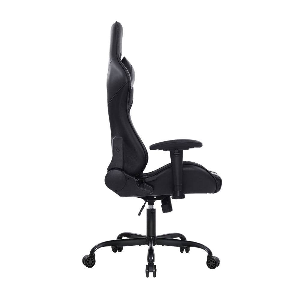 Artiss Gaming Office Chair Computer Chairs Leather Seat Racer Racing Meeting Chair Black