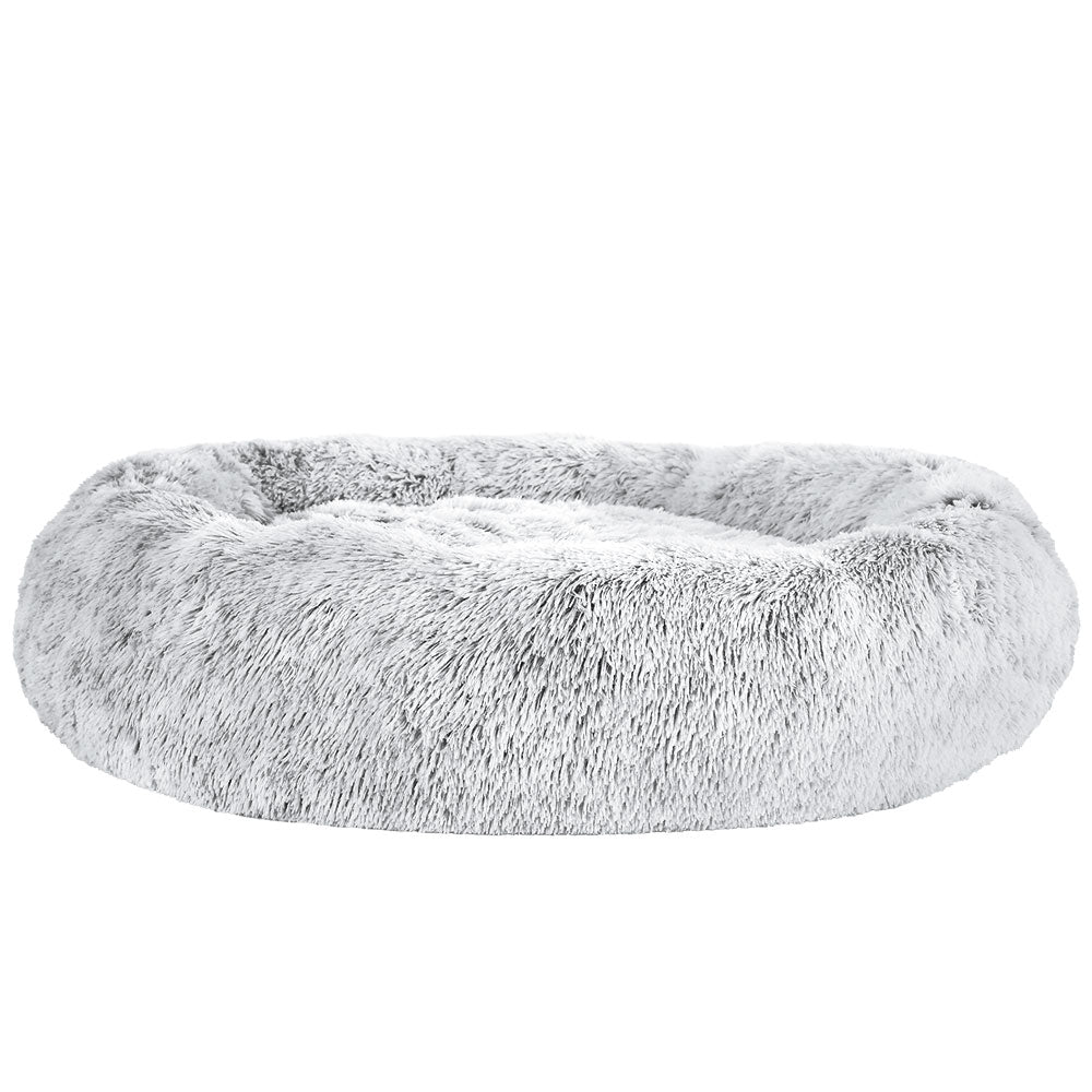 i.Pet Pet bed Dog Cat Calming Pet bed Extra Large 110cm Charcoal Sleeping Comfy Washable