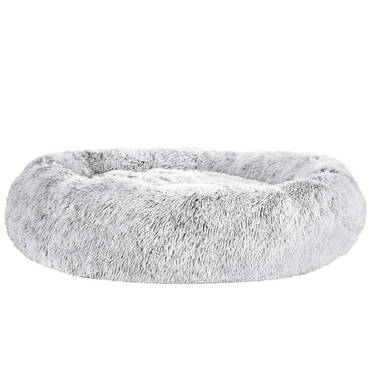i.Pet Pet bed Dog Cat Calming Pet bed Extra Large 110cm Charcoal Sleeping Comfy Washable