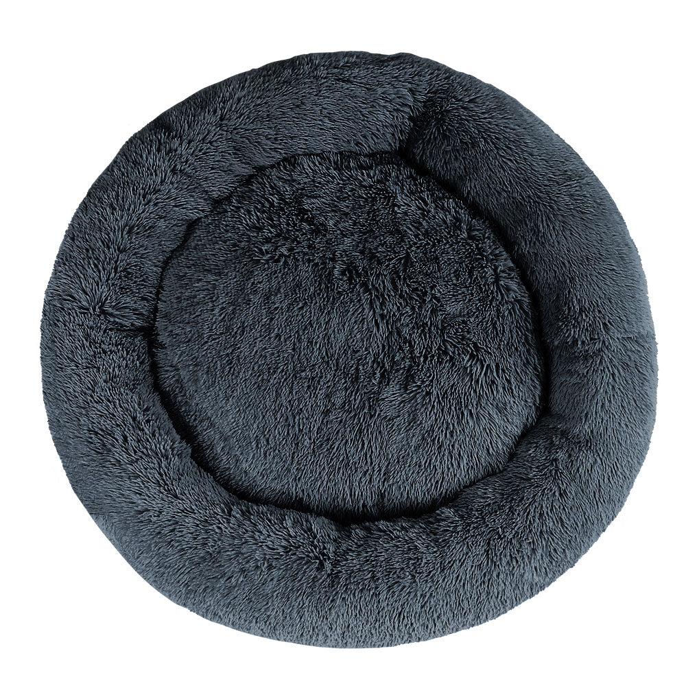 i.Pet Pet bed Dog Cat Calming Pet bed Extra Large 110cm Dark Grey Sleeping Comfy Washable