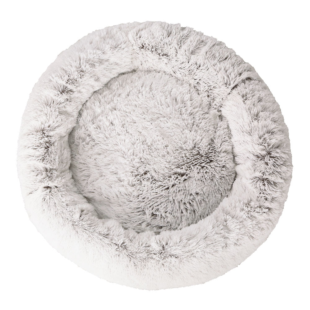 i.Pet Pet bed Dog Cat Calming Pet bed Extra Large 110cm Charcoal Sleeping Comfy Washable