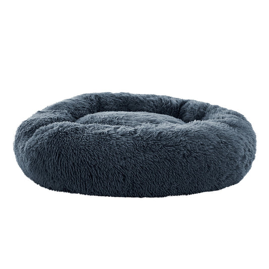 i.Pet Pet bed Dog Cat Calming Pet bed Large 90cm Dark Grey Sleeping Comfy Cave Washable