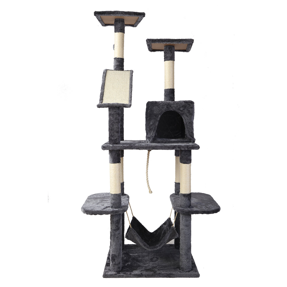 i.Pet Cat Tree 171cm Trees Scratching Post Scratcher Tower Condo House Furniture Wood