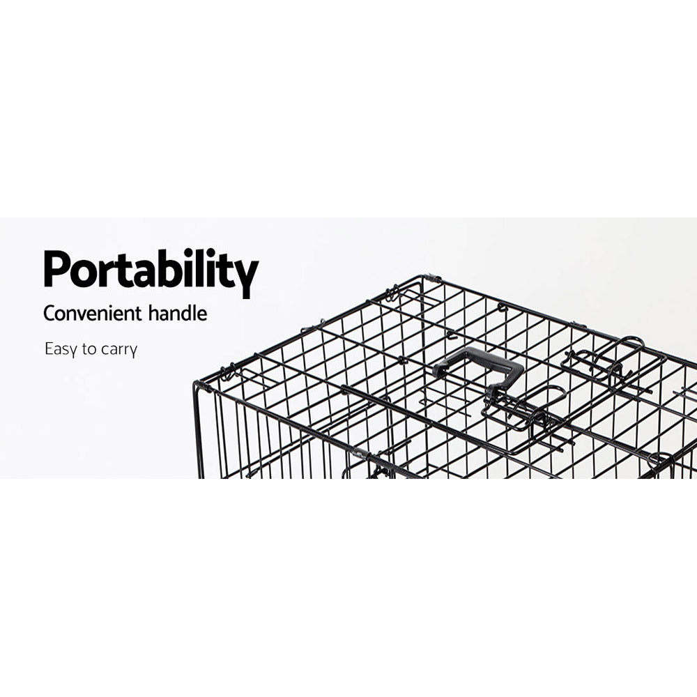 i.Pet 48inch Pet Cage - Black