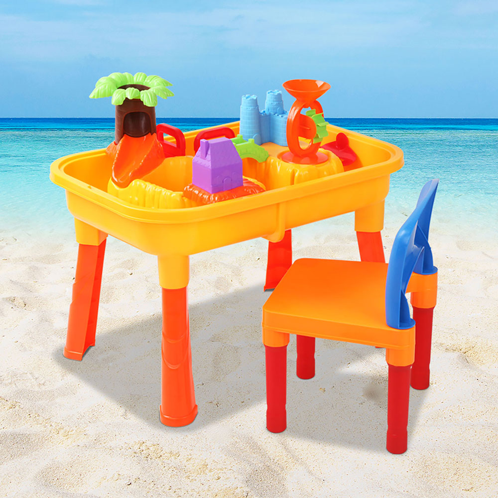 Keezi Kids Table & Chair Sandpit Set