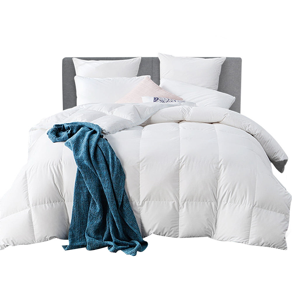 Giselle Bedding Super King 700GSM Goose Down Feather Quilt