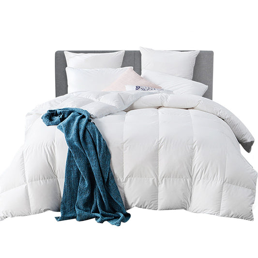 Giselle Bedding Super King 800GSM Goose Down Feather Quilt