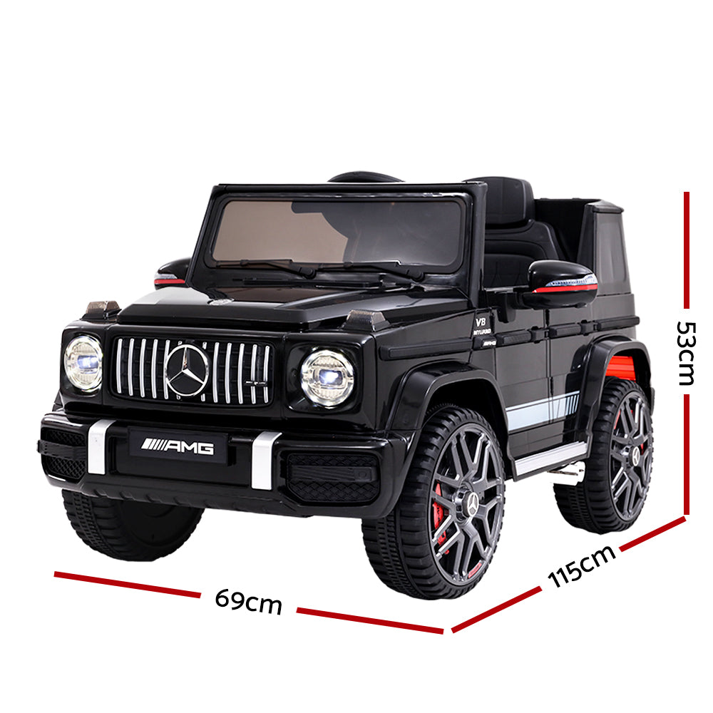 Mercedes-Benz Kids Ride On Car Electric AMG G63 Licensed Remote Cars 12V Black