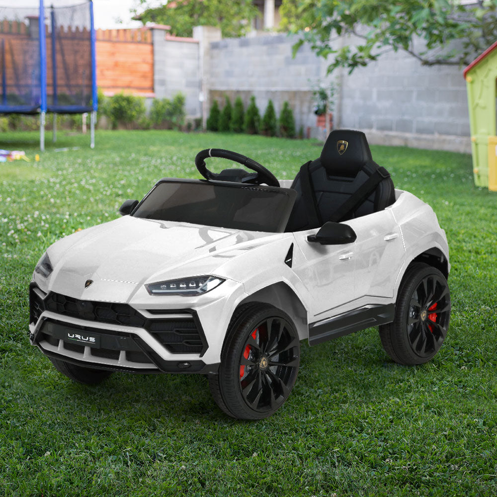 12V Electric Kids Ride On Toy Car Licensed Lamborghini URUS Remote Control White