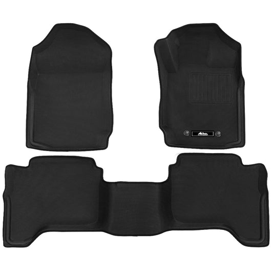 Weisshorn Ford Ranger Car Floor Mats PX PX2 PX3 Dual Cab 2011-2019 3D Rubber