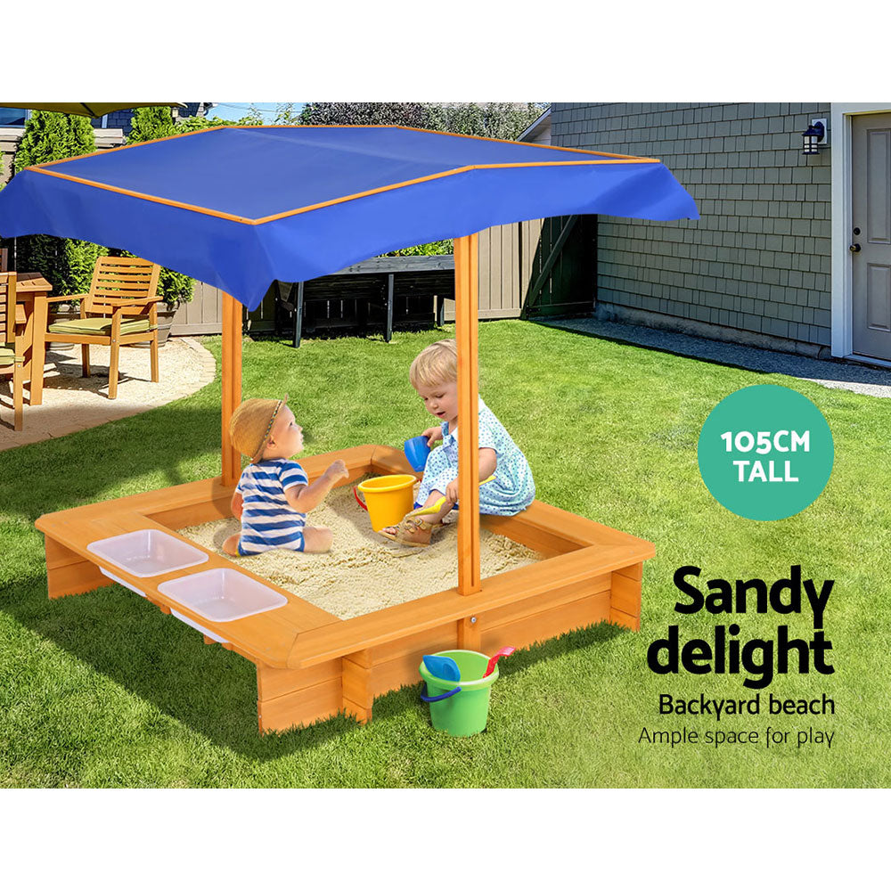 Keezi Outdoor Canopy Sand Pit