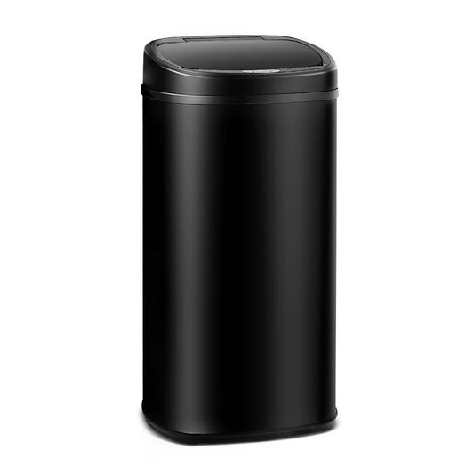 58L Motion Sensor Rubbish Bin - Black