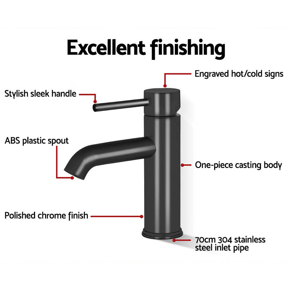 Cefito Basin Mixer Tap Faucet Black