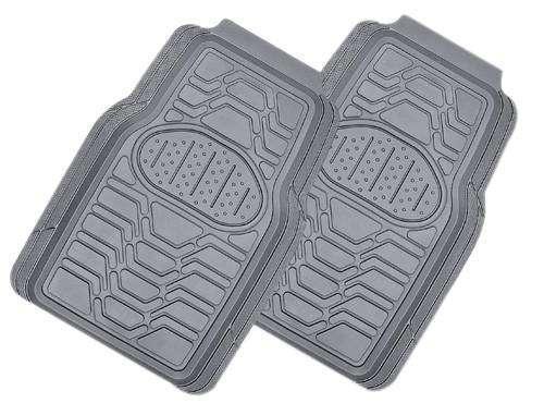 VIPER 2-Piece Car Mat - GREY [Rubber]