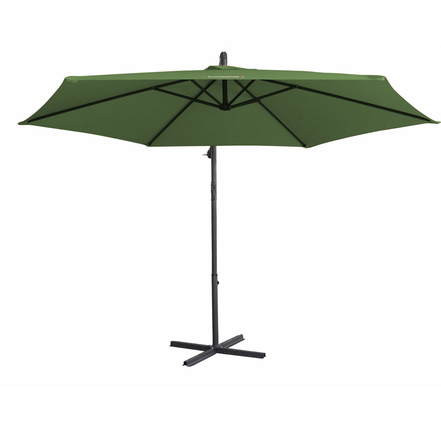 Milano Outdoor 3 Metre Cantilever Umbrella UV Sunshade Garden Patio Deck - Green