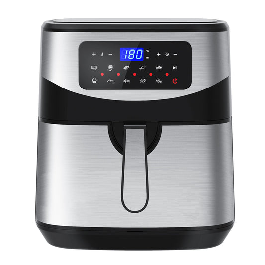 Kitchen Couture 12 Litre Air Fryer Multifunctional LCD One Touch Display Silver