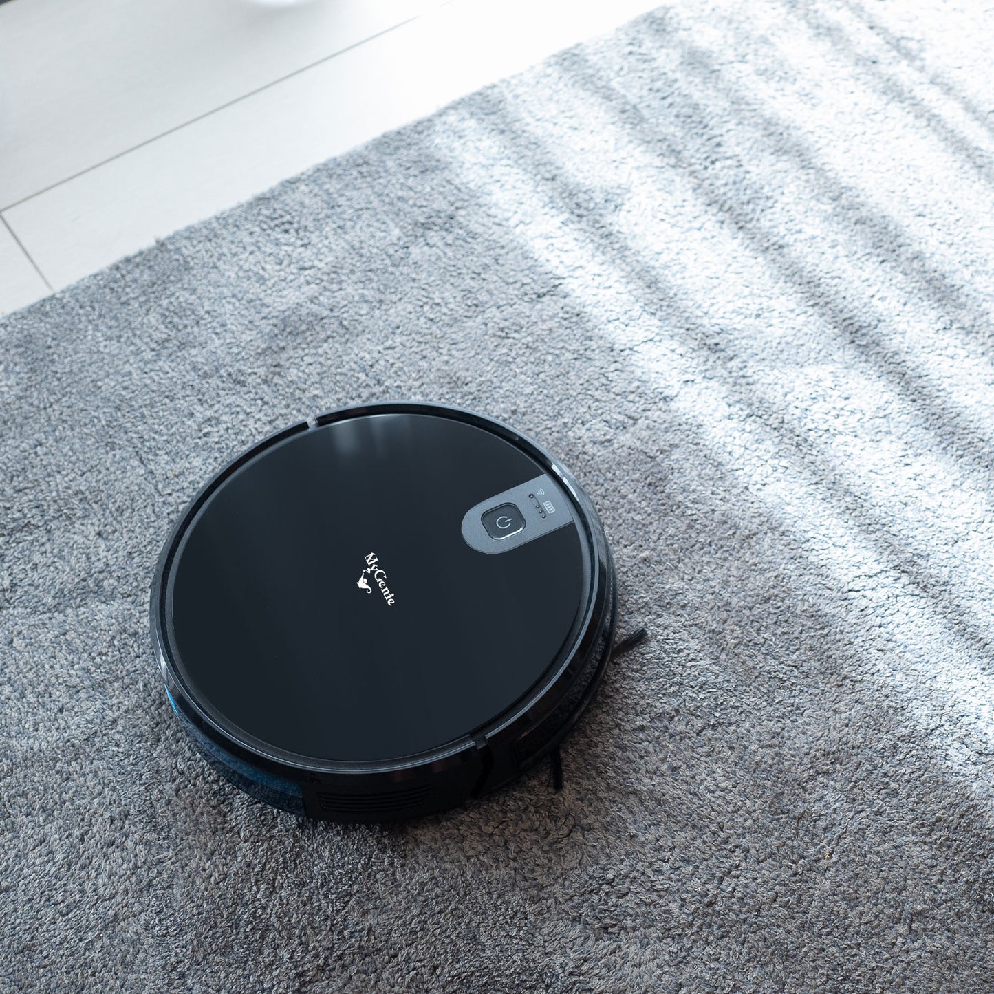 MyGenie XSonic Wifi Pro Robotic Vacuuum Cleaner Carpet Wet Dry Mopping Black