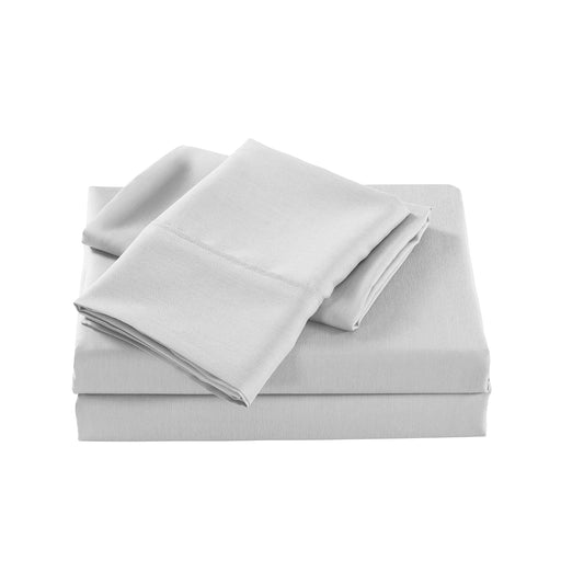 Royal Comfort 2000 Thread Count Bamboo Cooling Sheet Set Ultra Soft Bedding - Double - Pearl Stone