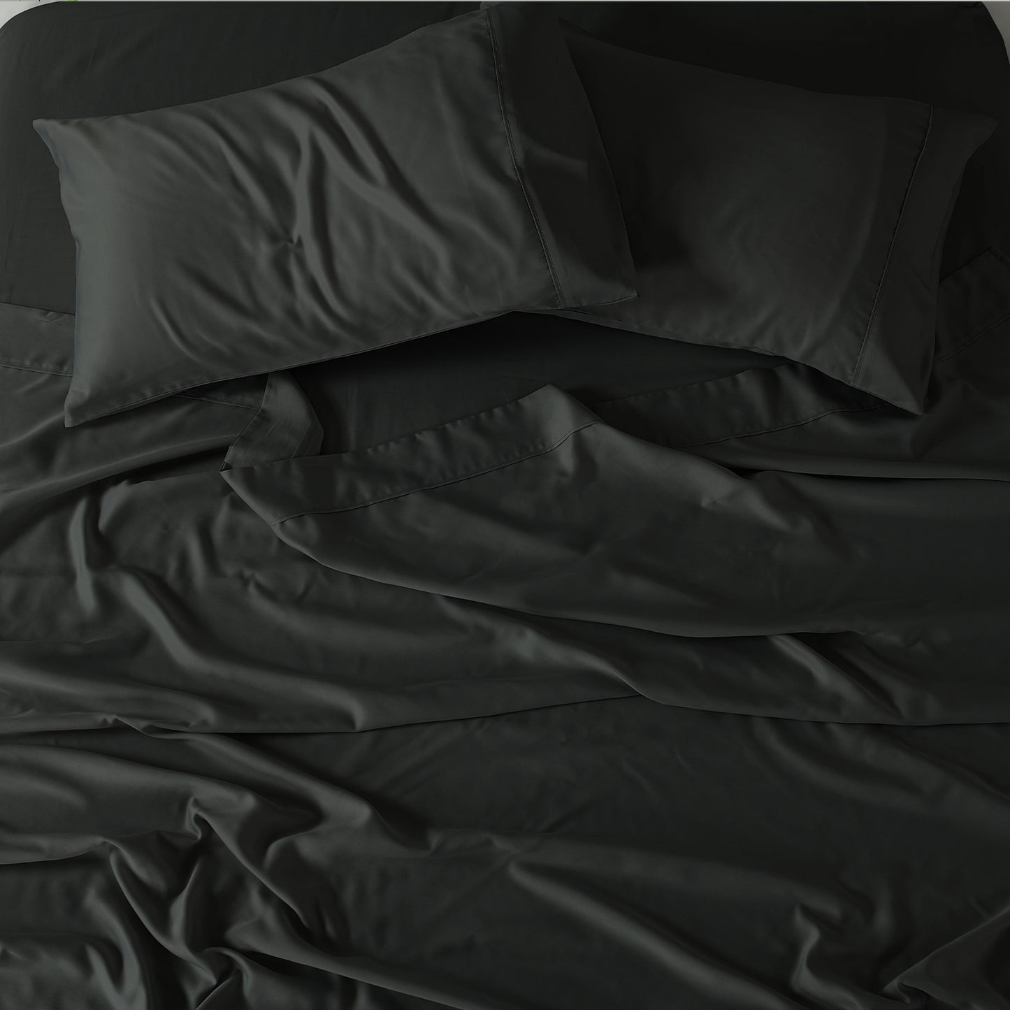 Royal Comfort 600 Thread Count Cooling Ultra Soft Tencel Eucalyptus Sheet Set - King - Graphite