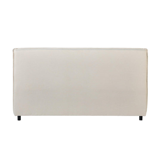 Milano Decor Malaga Natural Bed Head Headboard Bedhead Upholstered - Queen - Natural