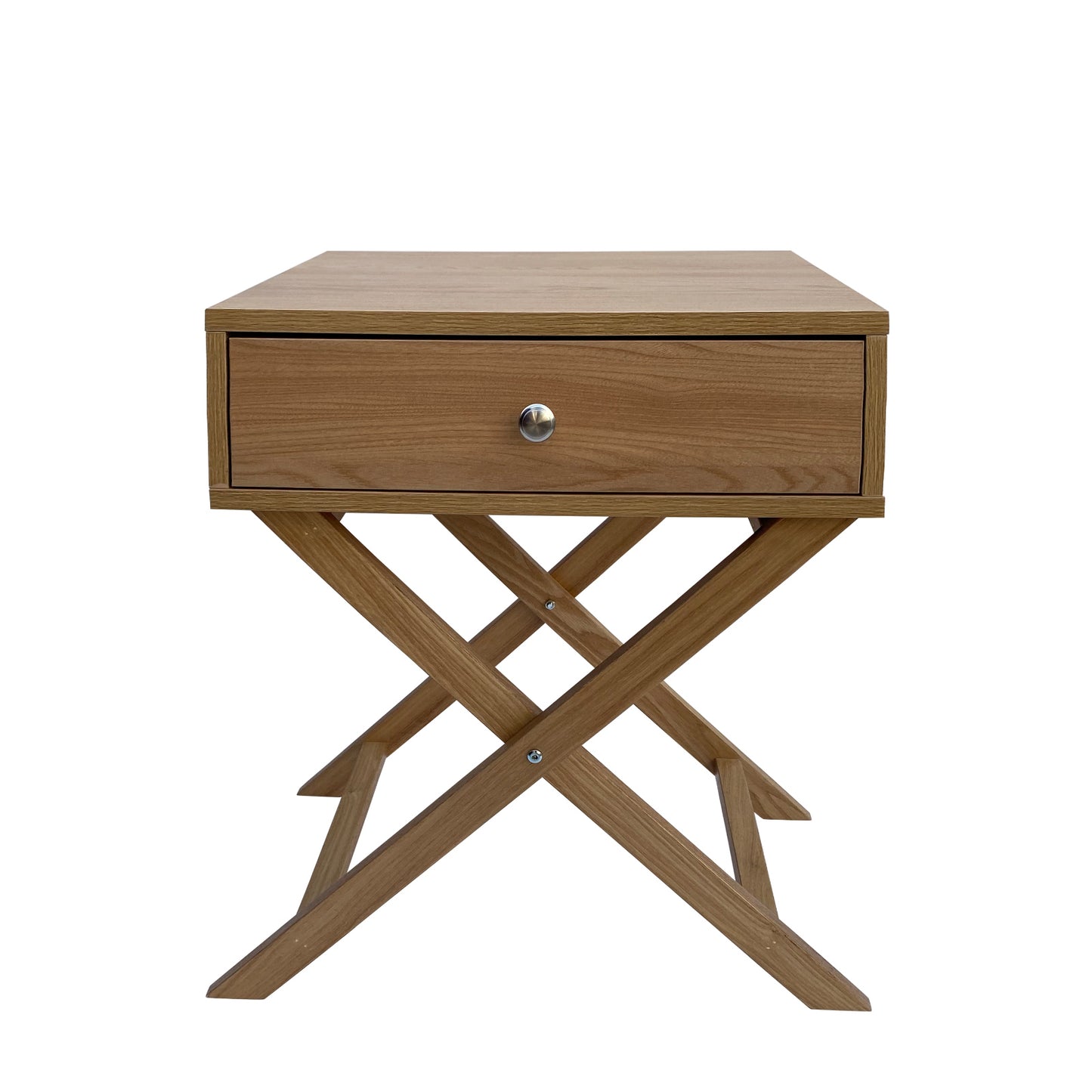 Milano Decor Bedside Table Surry Hills Oak Storage Cabinet Bedroom - One Pack - Oak