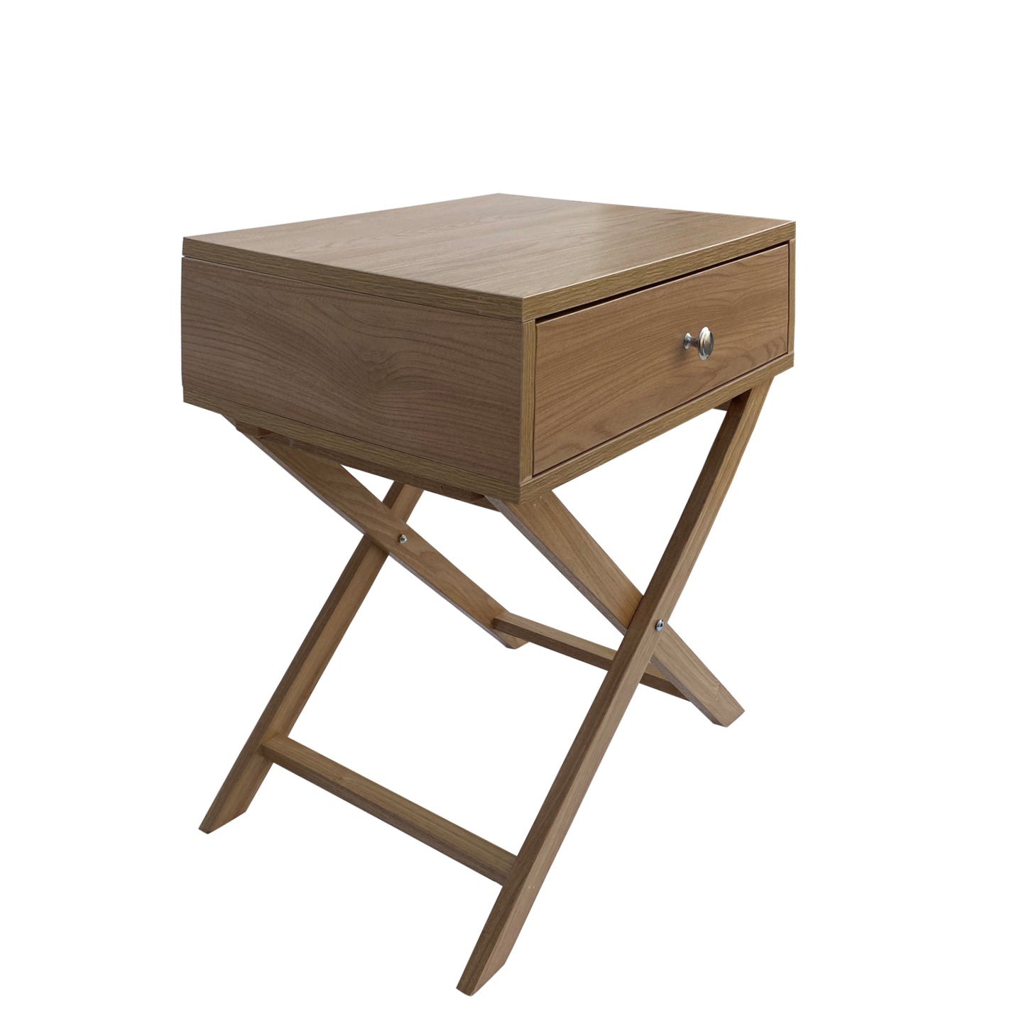 Milano Decor Bedside Table Surry Hills Oak Storage Cabinet Bedroom - One Pack - Oak