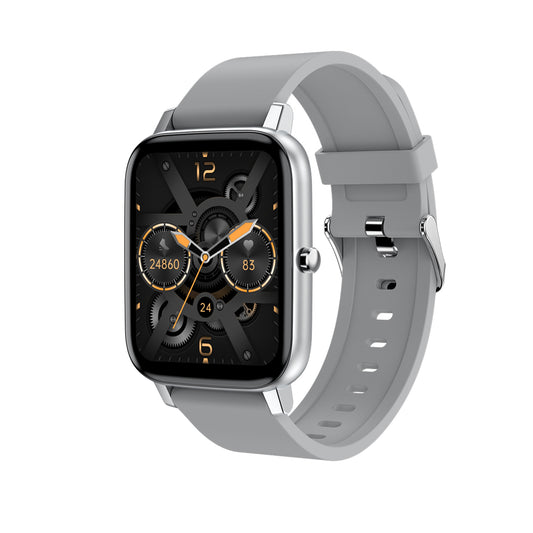FitSmart Multi Function Smartwatch Wireless Touch Screen All In One - Silver Grey