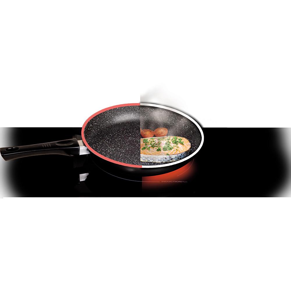 Stonewell 32cm Pan With Heat Sensor Kitchen Non Stick Cookware