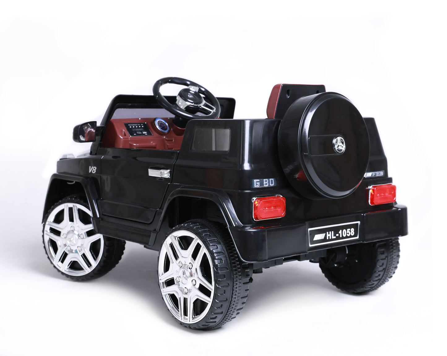 Kids Ride-On Car Mercedes-Benz AMG G65 Jeep Licenced Model Black w/ Remote