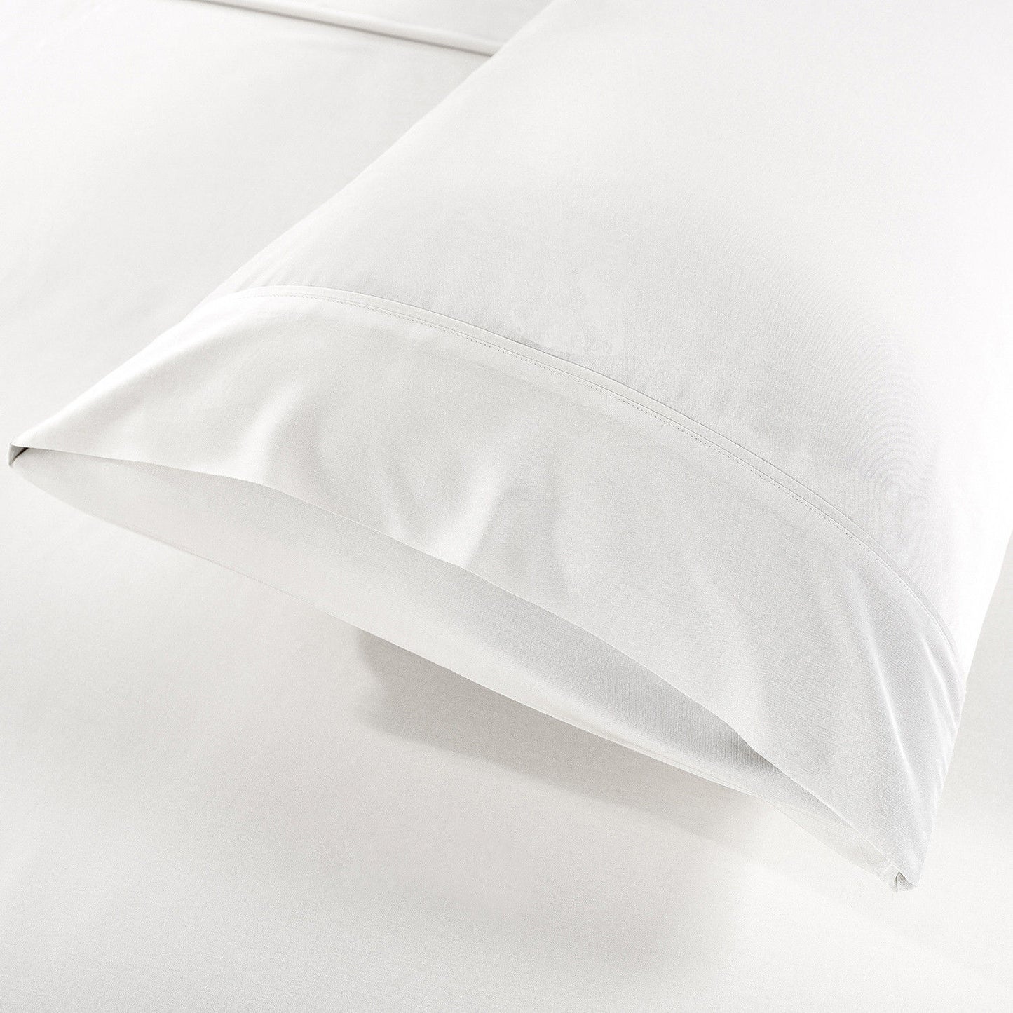 Royal Comfort Bamboo Blended Sheet & Pillowcases Set 1000TC Ultra Soft Bedding - Double - White