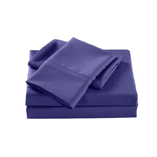 Royal Comfort 2000 Thread Count Bamboo Cooling Sheet Set Ultra Soft Bedding - King - Royal Blue