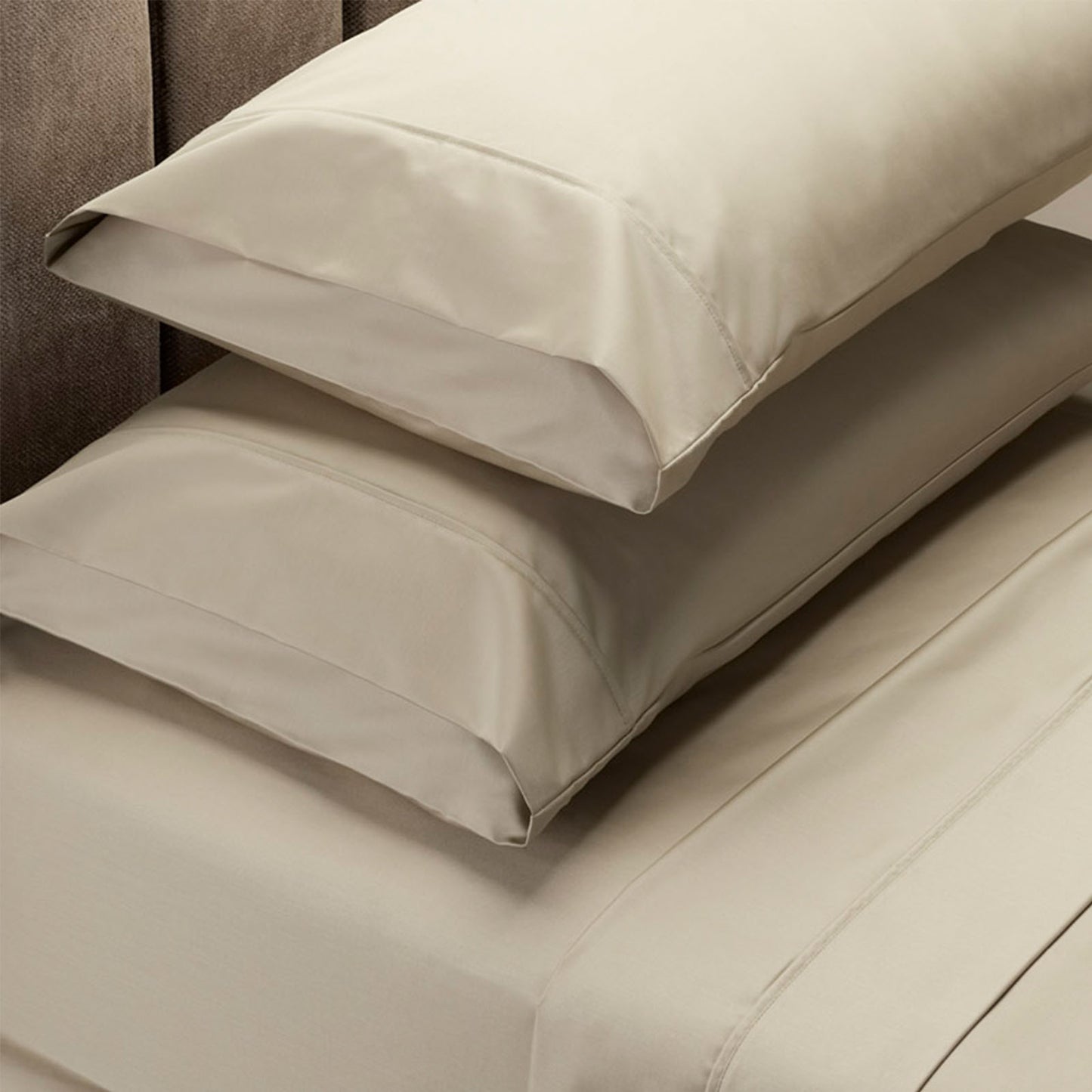 Royal Comfort 1000 Thread Count Sheet Set Cotton Blend Ultra Soft Touch Bedding - Queen - Pebble