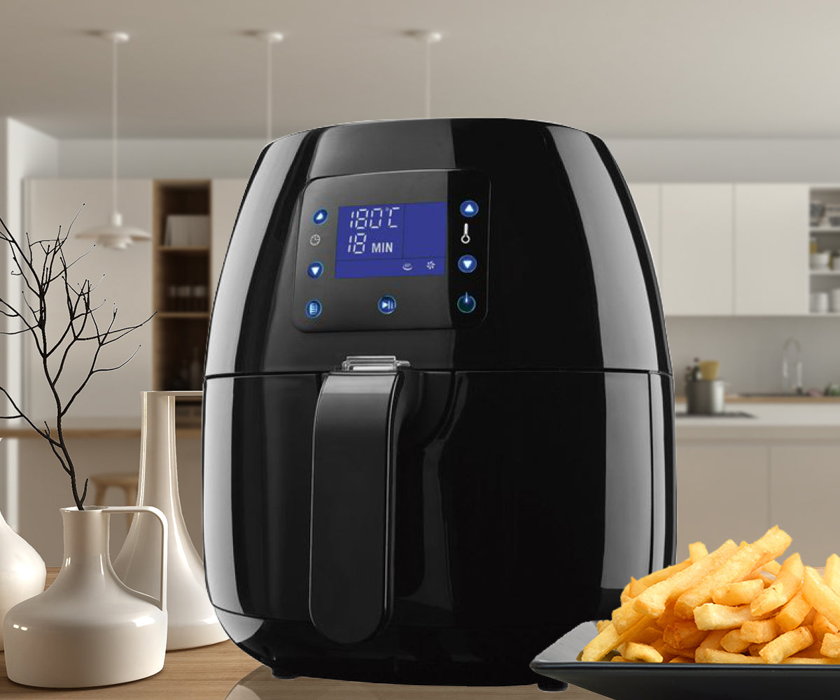 Kitchen Couture 4L Digital Air Fryer Healthy Food Cooking Low Fat Family Meals