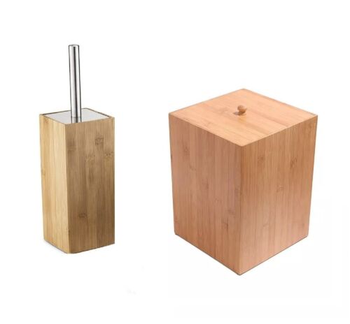 Toilet Brush Holder & Bin Set