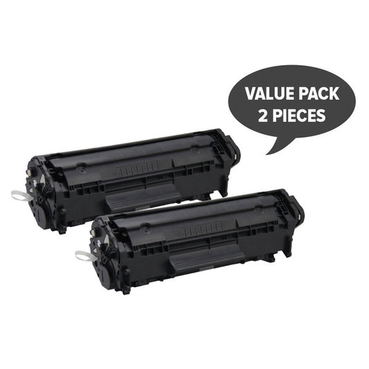 HP Compatible 2 x Q2612A #12A Cart-303 Premium Generic Toner