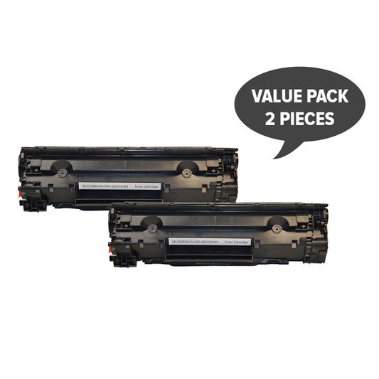 HP Compatible 2 x CE285A #85A Cart325 Black Generic Toner