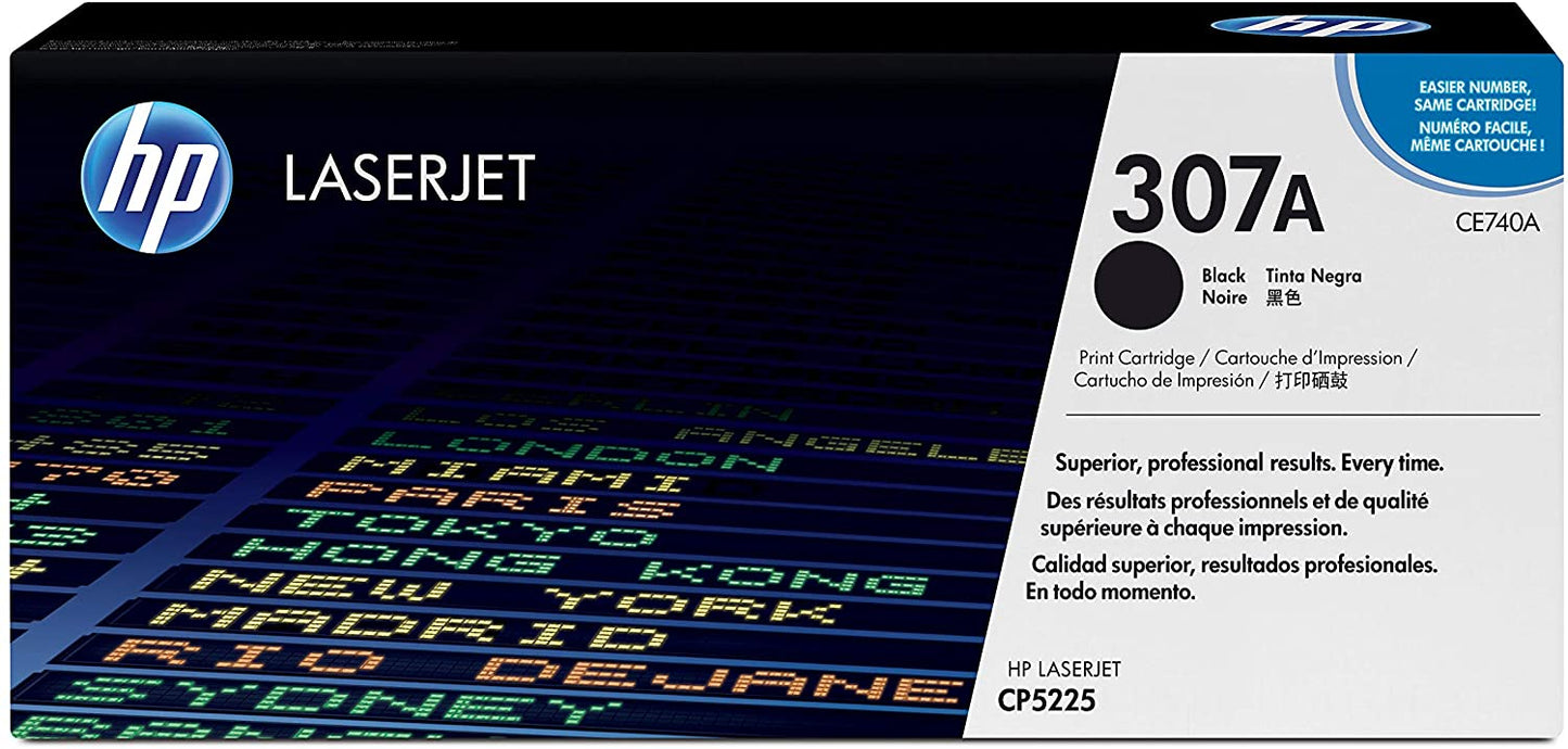 HP Compatible CE740A #307A Black Premium Generic Toner Cartridge